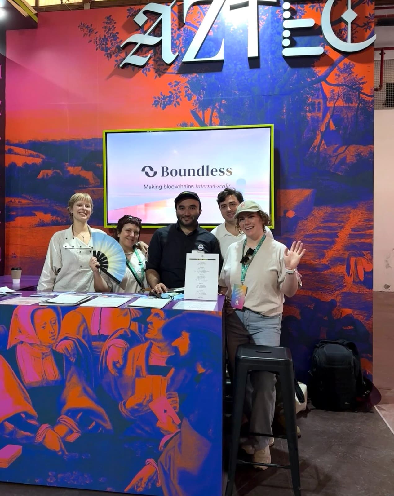 Aztec Booth Devconnect - 4